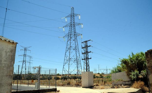 Terrenos en las traseras de la subestación de Mérida en los que se proyecta la planta