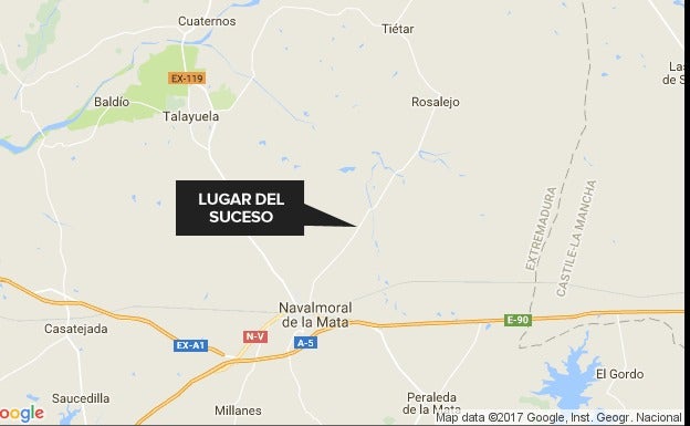 El accidente ha ocurrido entre Rosalejo y Navalmoral:: HOY