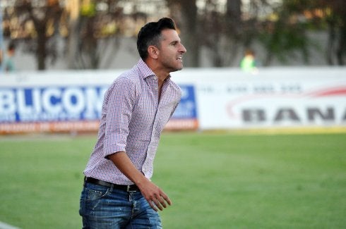 Iván Ania, en la banda. :: e. d.