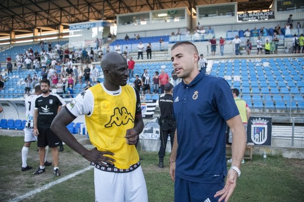 El partido será muy especial para Diakité, por su reciente pasado en el Melilla. :: PAKOPÍ