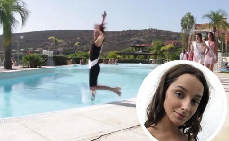 Una Miss Cáceres de Fregenal pasada por agua