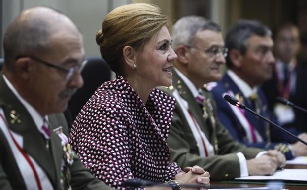La ministra de Defensa, María Dolores de Cospedal./Mariscal (Efe)