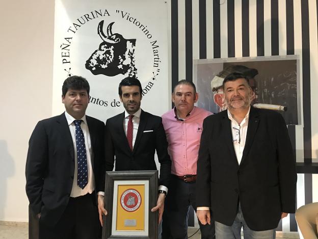 Antonio Morato, Emilio de Justo, Félix Majada y Manuel Lavado. :: l.p./