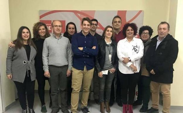 Nueva ejecutiva del PSOE local:: E.P./