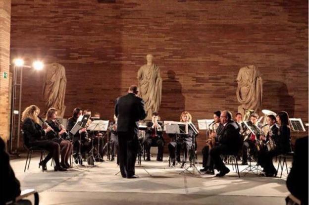 Uno de los ensayos de la antigua banda de música./HOY