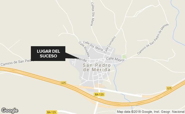 Fallece un trabajador de 53 años al caer de un tejado en San Pedro de Mérida