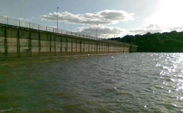 Presa de Los Canchales, en Montijo.::HOY/