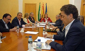 Encuentro del patronato de la Orquesta de Extremadura hoy en Mérida | BRÍGIDO/