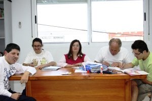Miembros de la asociación Adimo. ::
R. MOLINA/
