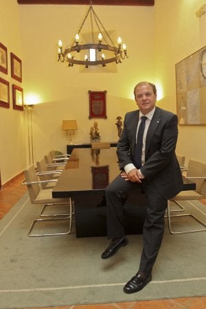 José Antonio Monago, en la Presidencia de la Junta el pasado lunes. :: J.M.ROMERO/