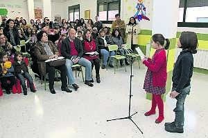 Un momento del acto celebrado ayer. ::
MARISA NÚÑEZ/