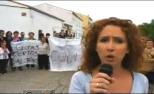 Rosa Panadero en un vídeo de Salorino para Celtas Cortos. :: S.E./