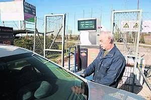 La única estación de autogás de Cáceres está en Valdesalor. :: JORGE REY/