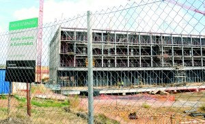 Obra del Archivo General de Extremadura, ejecutándose en Mérida :: HOY/