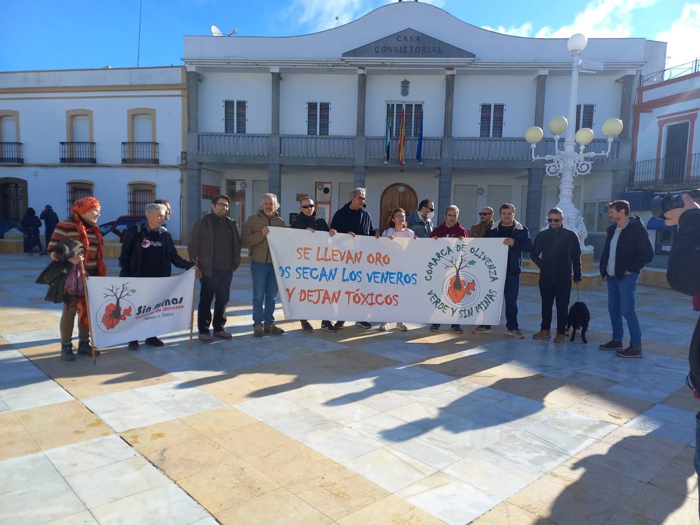 Izquierda Unida también pide la dimisión del alcalde de Alconchel por apoyar el proyecto minero de Atalaya Mining