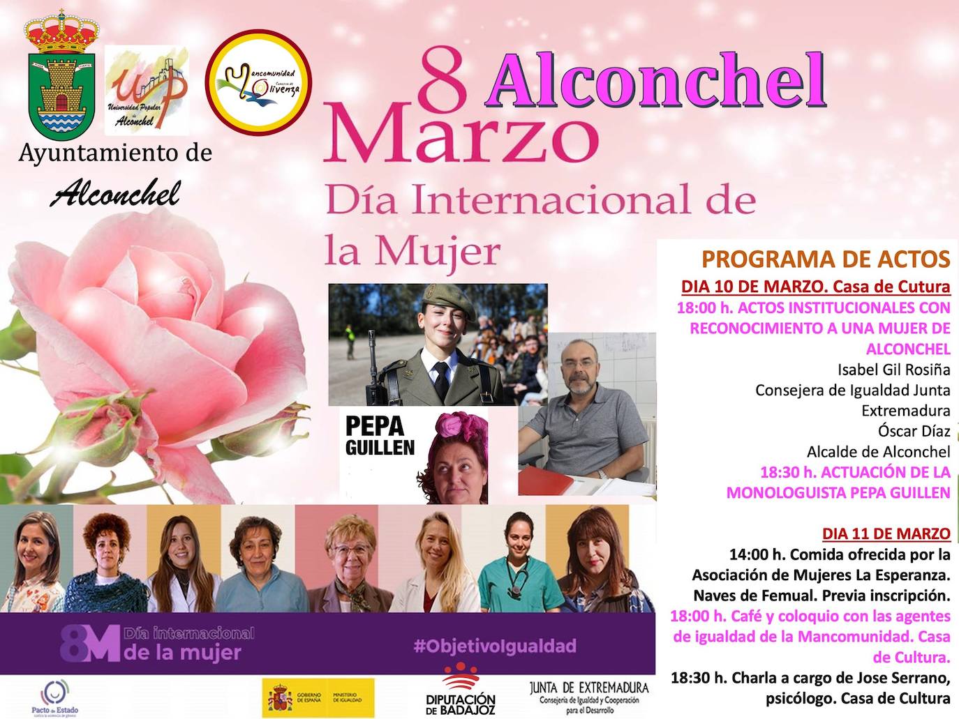 Alconchel celebra el Día de la Mujer 2023 con un programa de actividades