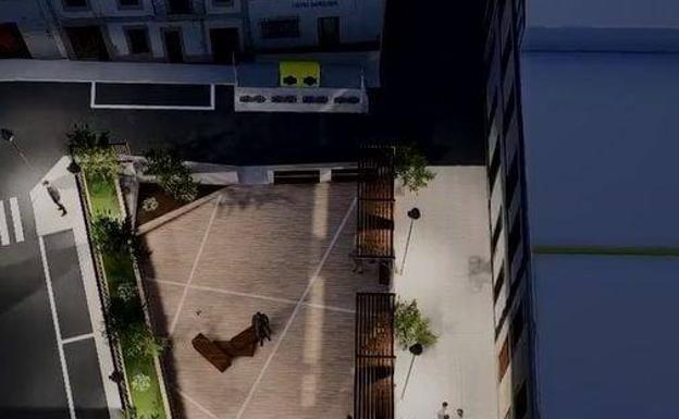Comienzan las obras de remodelación de la plaza de España de Solana