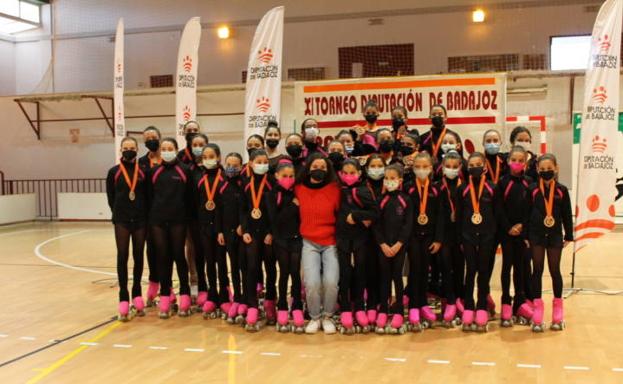 El Club de Patinaje Arcos logra 20 medallas en el Trofeo Diputación