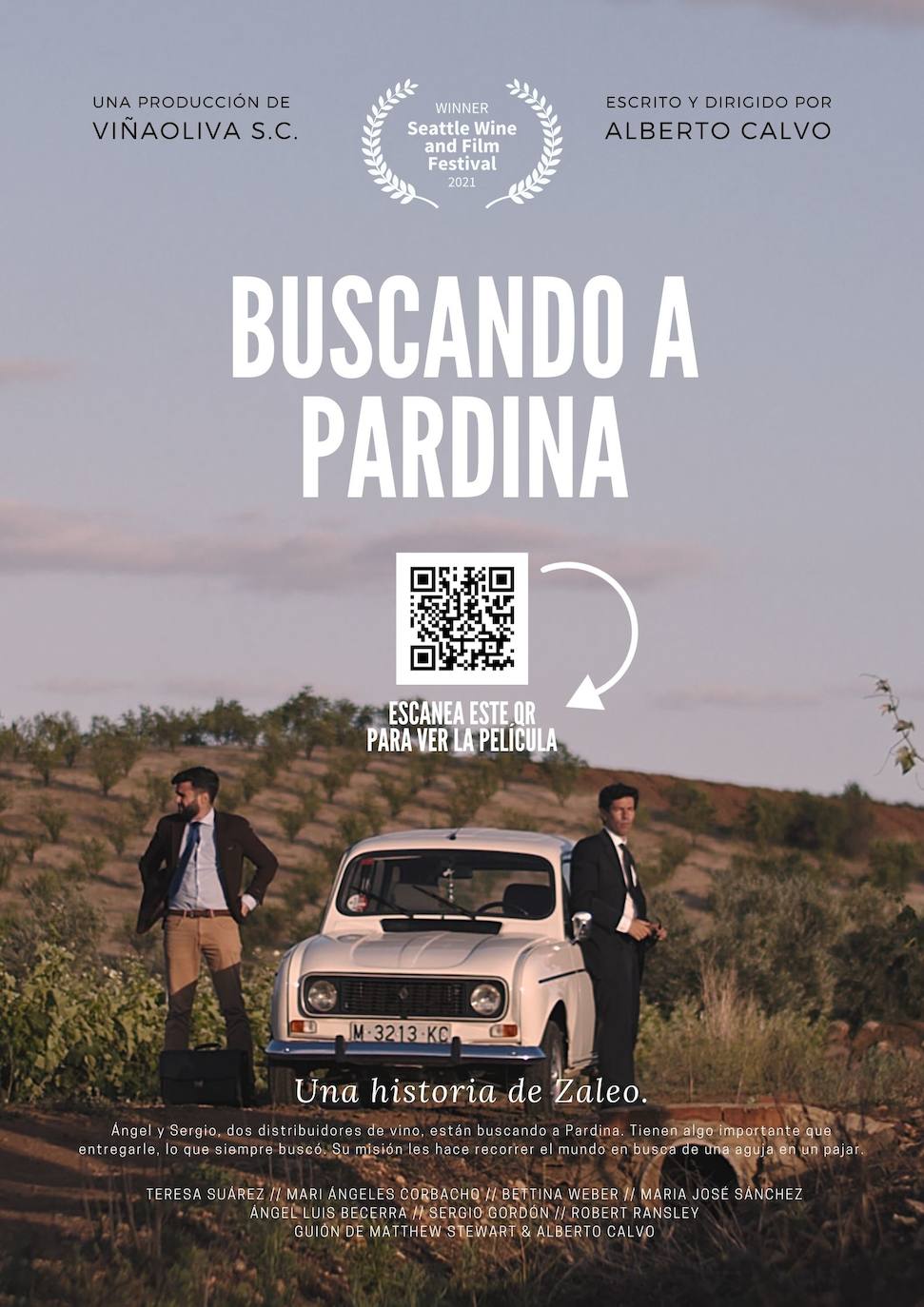 El corto 'Buscando a Pardina' de Viñaoliva gana un premio en Estados Unidos