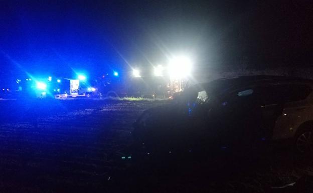 Dos heridos en la colisión múltiple de la rotonda de la cooperativa de San Marcos