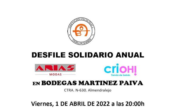La Asociación Oncológica organiza un desfile solidario el día 1 de abril