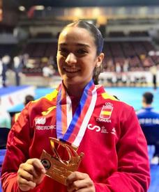 Paola García se proclama campeona de Europa de Karate junior de Europa