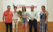 El alcalde preside la recepción oficial hecha a Paola García