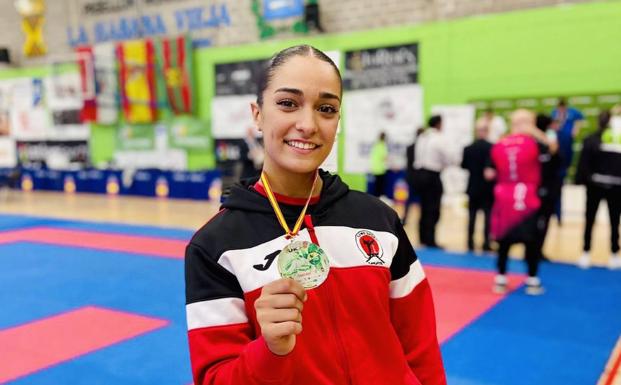 Paola García logra una medalla de oro en la liga nacional