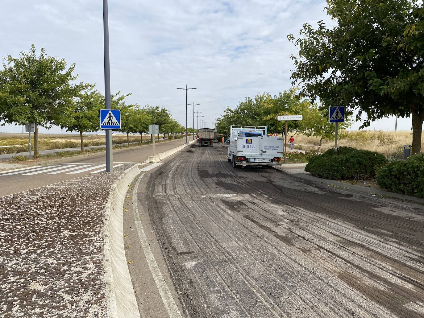Obras prevé terminar el asfaltado de la avenida hasta el cementerio antes del día 1