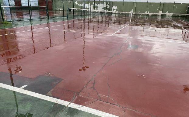 Destinan 39.000 euros al arreglo de la pista número 4 de tenis