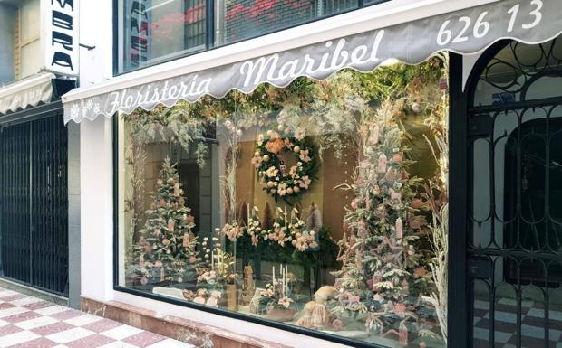 Floristería Maribel gana el concurso navideño de escaparates