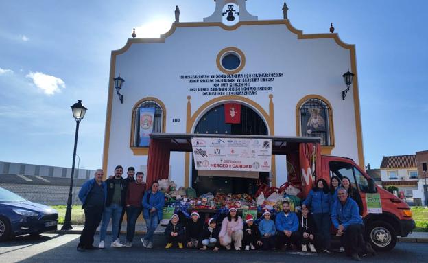 La Merced recauda 2.500 kg de alimentos para Cáritas