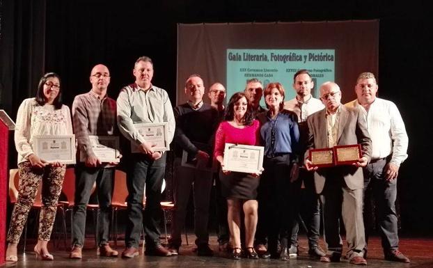 Calurosa acogida a los ganadores de los certámenes anuales en Arroyo de la Luz