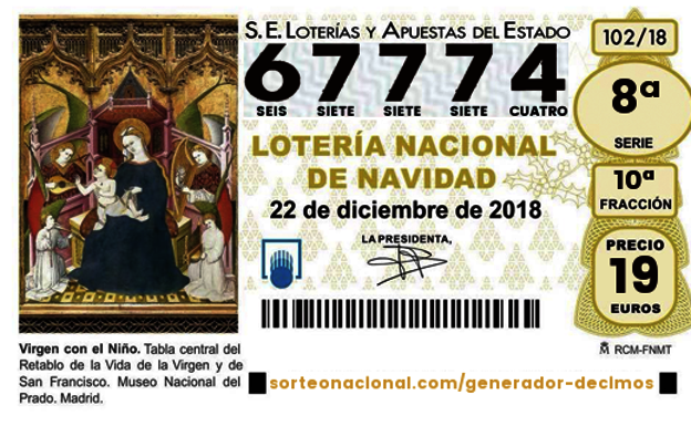 El 67774 lleva un décimo del cuarto premio a Arroyo de la Luz