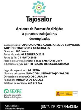 Operaciones Auxiliares de Servicios Administrativos y Generales
