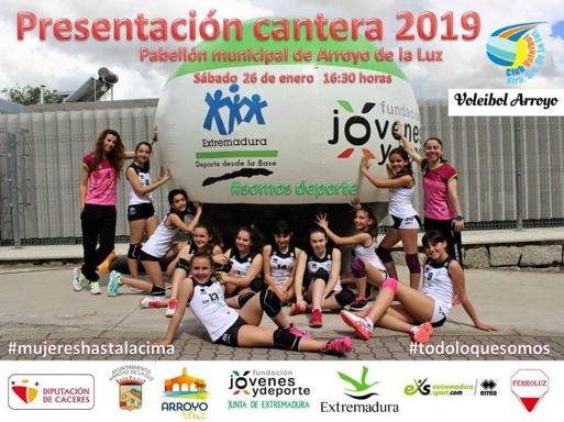 El Extremadura Arroyo celebra su fiesta de la cantera con la visita del líder y con una madrina de lujo, Fátima Agudo