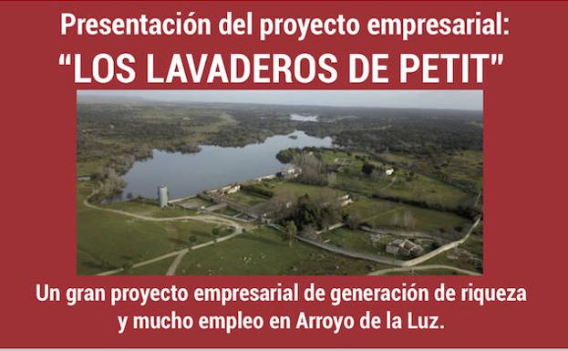 Hoy se presenta el proyecto empresarial 'Los Lavaderos de Petit'