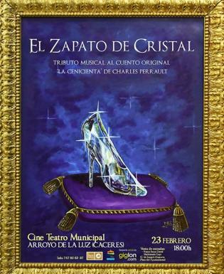 Esta tarde se representa 'El Zapato de Cristal' en el Cine-Teatro Municipal