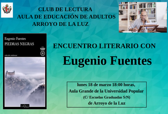 Encuentro literario con Eugenio Fuentes