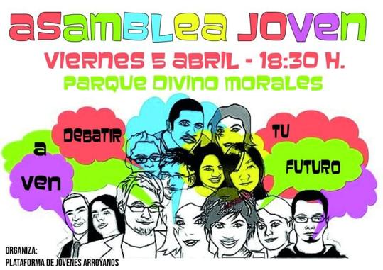 Suspendida la asamblea convocada por la Plataforma de Jóvenes Arroyanos