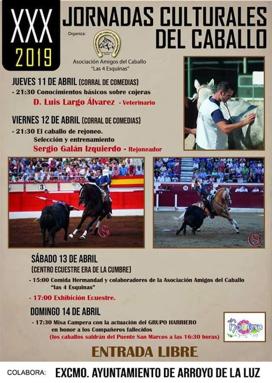 María Isabel Molano, alcaldesa de Arroyo de la Luz, inaugura esta tarde las XXX Jornadas Culturales del Caballo