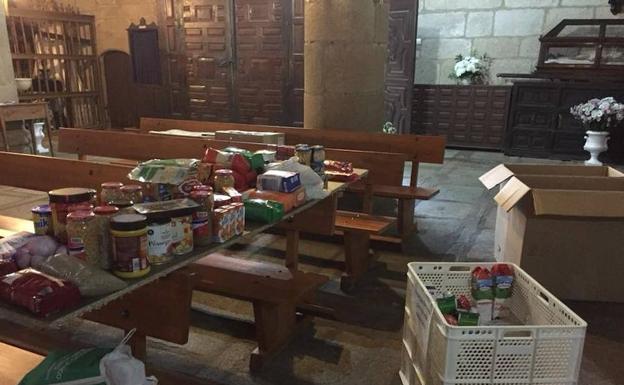 La Cofradía de la Virgen de la Luz lleva a cabo una recogida de alimentos