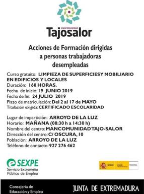 Curso de Limpieza de Superficies y Mobiliario en Edificio y Locales