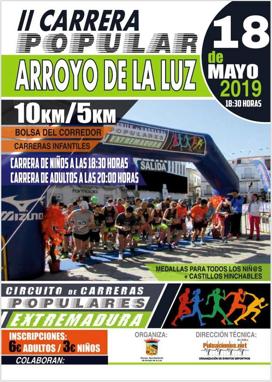 Arroyo de la Luz se prepara para celebrar su II Carrera Popular