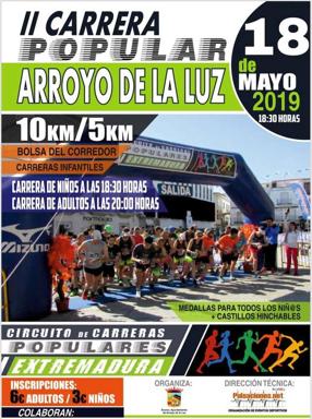 Arroyo de la Luz acoge su II Carrera Popular