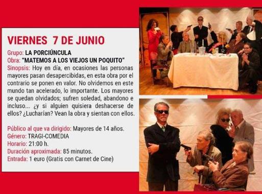 'La Porciúncula' pondrá esta tarde en escena la obra 'Matemos a los Viejos un Poquito'