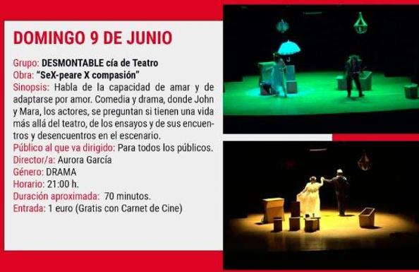 El Cine-Teatro municipal acoge la obra 'Sex-peare X compasión'
