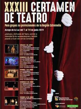 Esta noche se clausura la XXXIII edición del Certamen de Teatro de Arroyo de la Luz