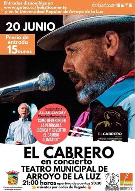 Ecología y flamenco unidos en el concierto de El Cabrero en Arroyo de Luz