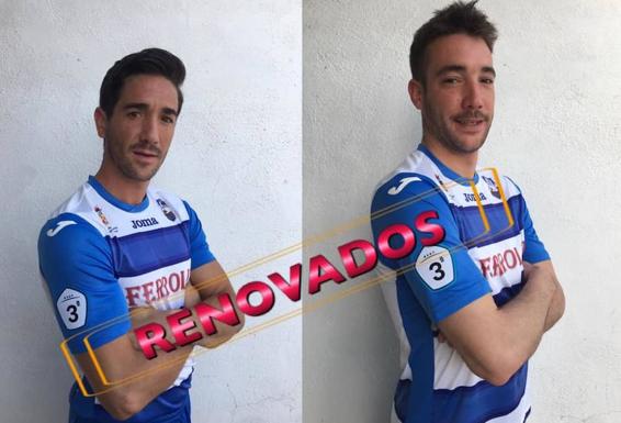 Los hermanos Asier y Aitor firman su renovación para continuar un año más en el Arroyo